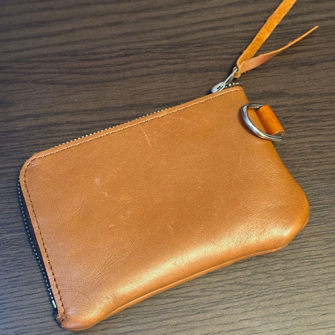 HTC ターコイズL字ジップウォレット