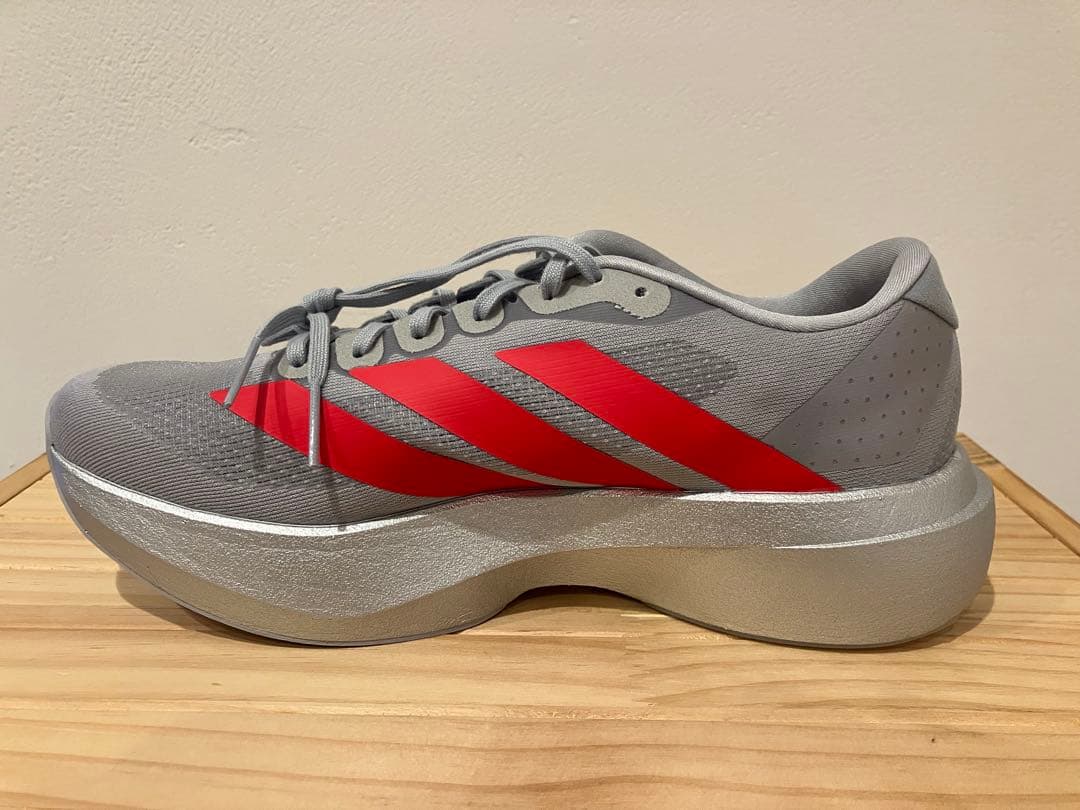 adidas adizero Evo SL シルバー/レッド　26.0cm