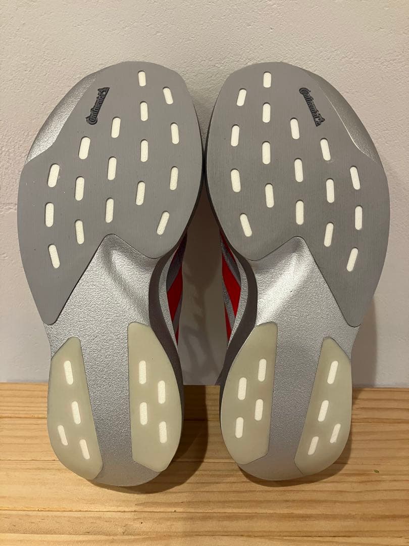 adidas adizero Evo SL シルバー/レッド　26.0cm