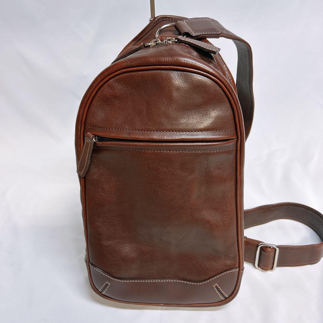 SOMES SADDLE レザー ボディバッグ トロット ソメスサドル