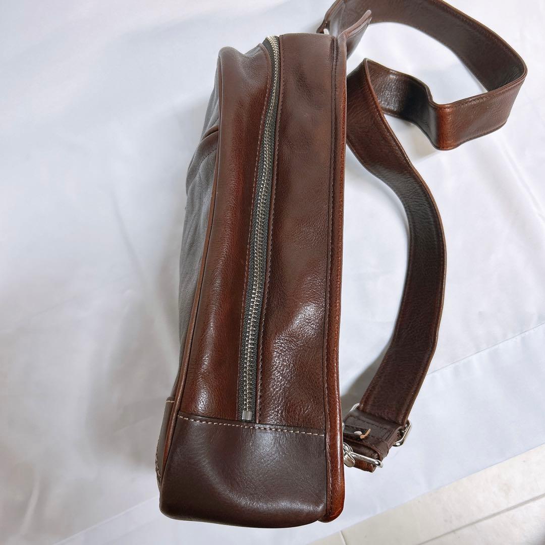 SOMES SADDLE レザー ボディバッグ トロット ソメスサドル