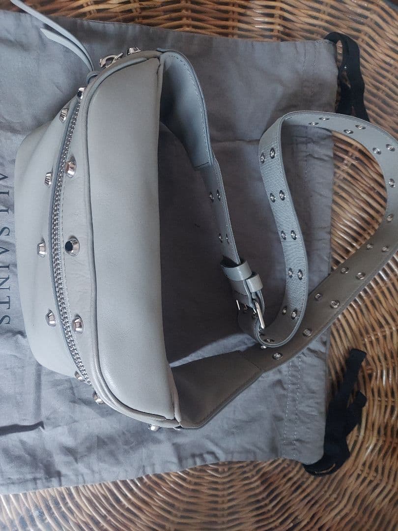 ALLSAINTS オールセインツ レザーショルダーバッグウエストボディバッグ