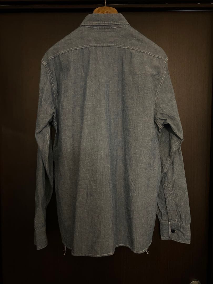 ザリアルマッコイズ 長袖シャンブレーシャツ　USN 16