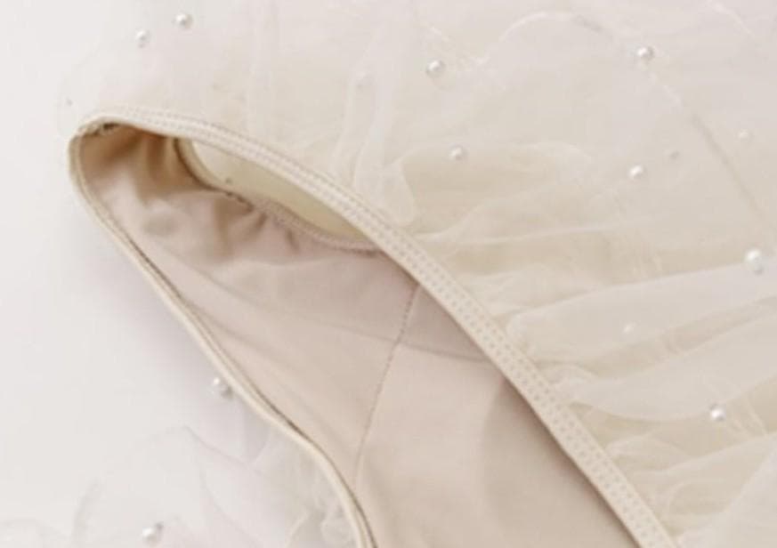 新品★Mbeaute Fairy pearl ruffle swimsuit