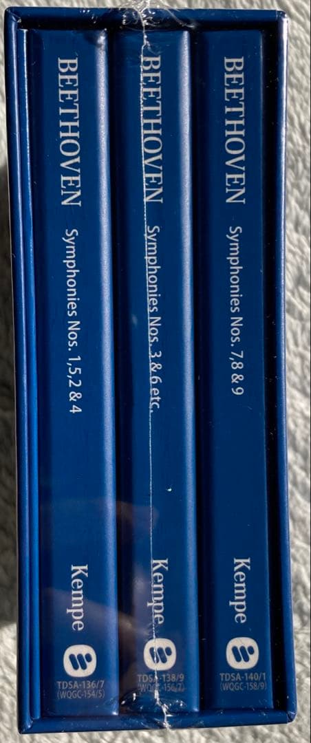 6SACD ケンペ ベートーヴェン 交響曲全集 第9番 第5番 第6番 第3番