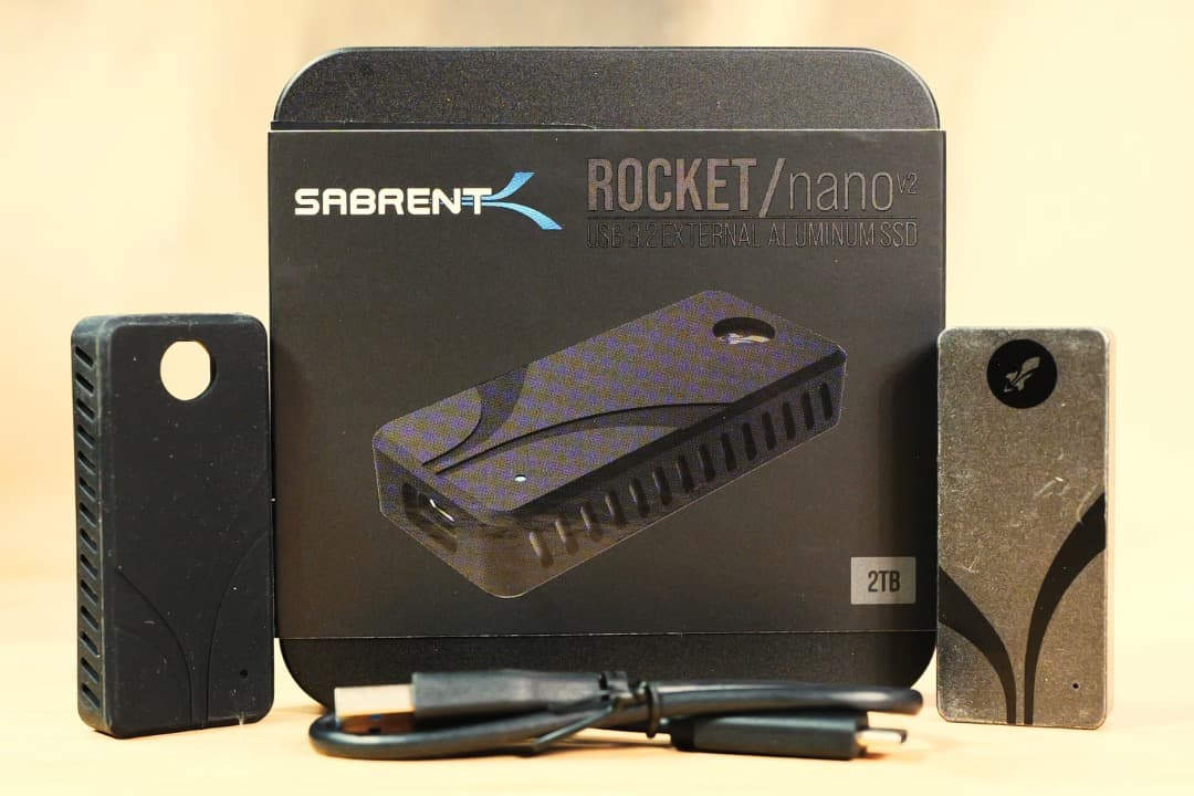 外付けハードディスク・ドライブ SABRENT ROCKET nano V2 SSD 2TB USB 3.2