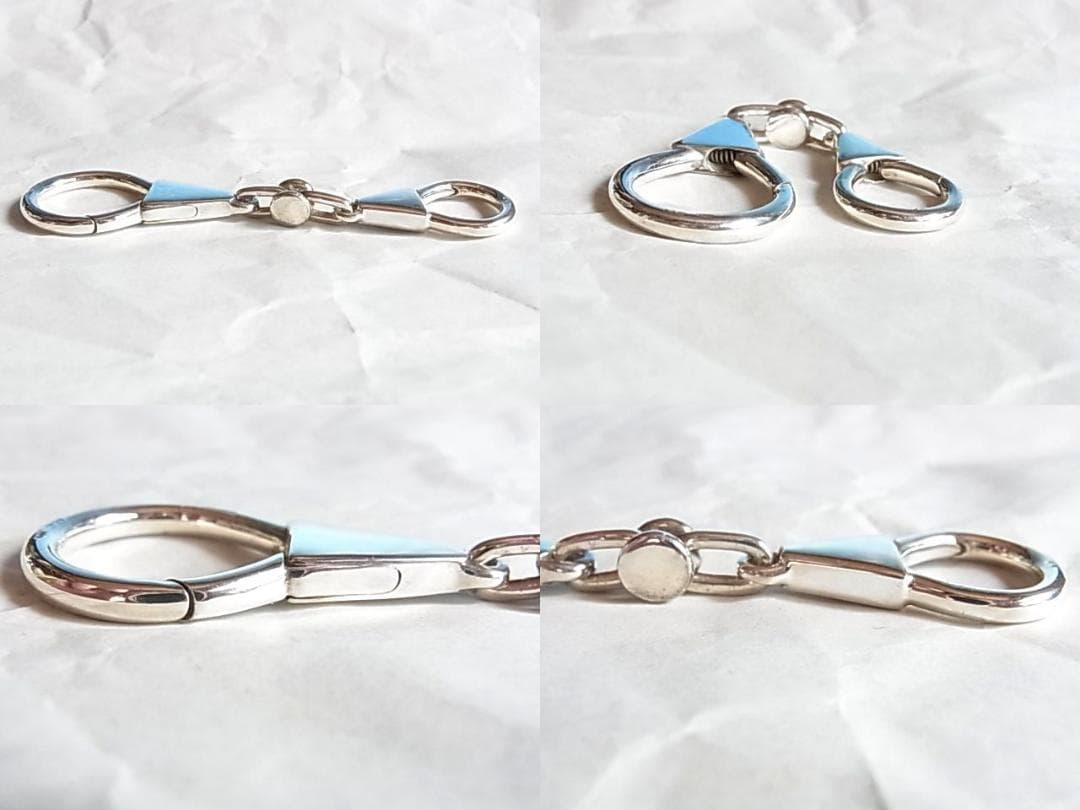 未使用品ティファニー キーホルダー キーリング キーチェーン SVシルバー925