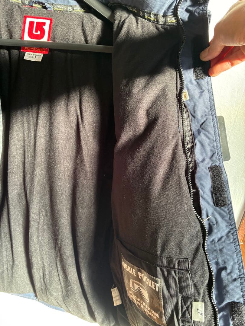 BURTON スノーボード用アウター ダウン⭐︎ネイビー　極暖⭐︎美品