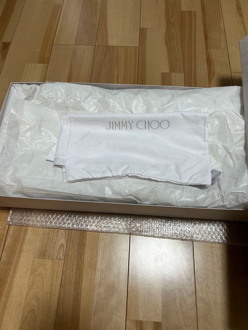 新作美品☆JIMMY CHOO ハート ステッチ ニーブーツ 60 チョコレート