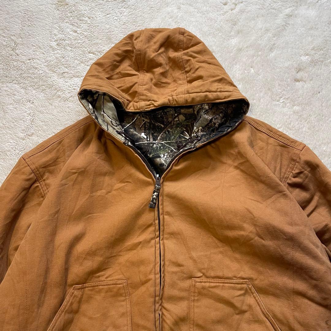 Vintage リバーシブル　リアルツリー　ダック　アクティブジャケット