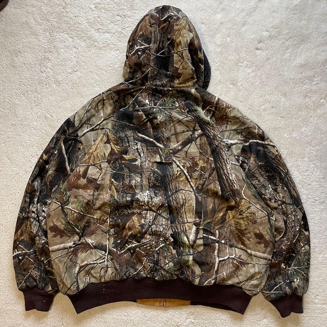 Vintage リバーシブル　リアルツリー　ダック　アクティブジャケット