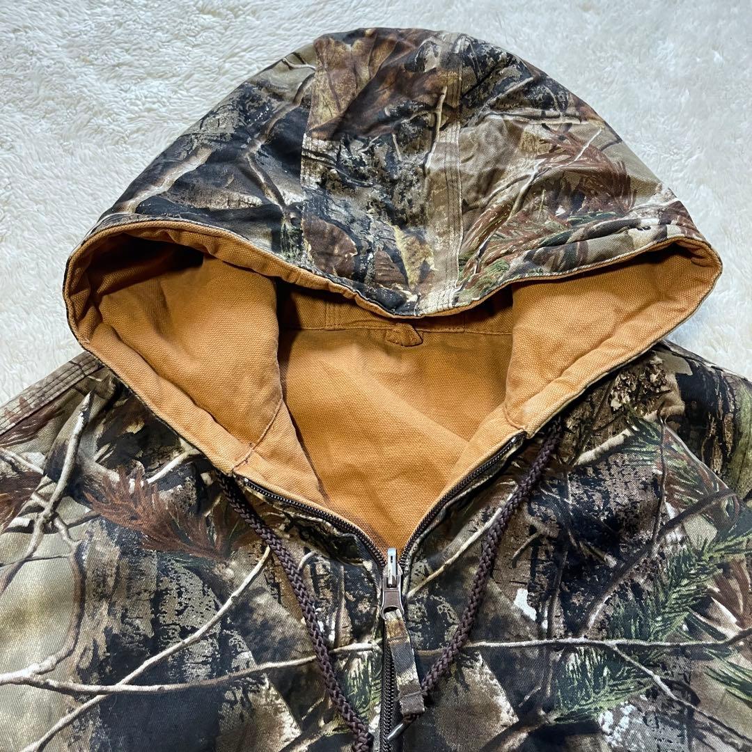 Vintage リバーシブル　リアルツリー　ダック　アクティブジャケット