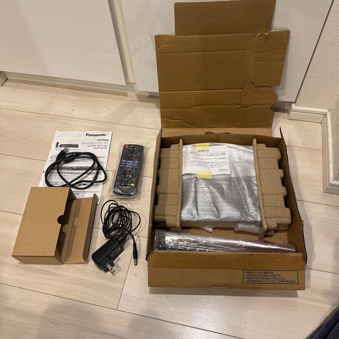 未使用！Panasonic ブルーレイプレーヤー　DMP-BD90-K