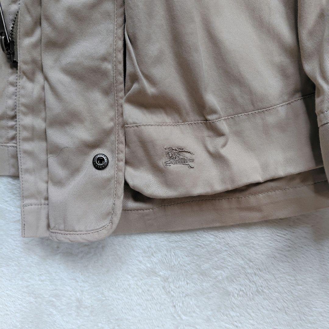 極美品　L　バーバリーロンドン　ブルゾン　メガチェック　刺繍　ホースロゴ