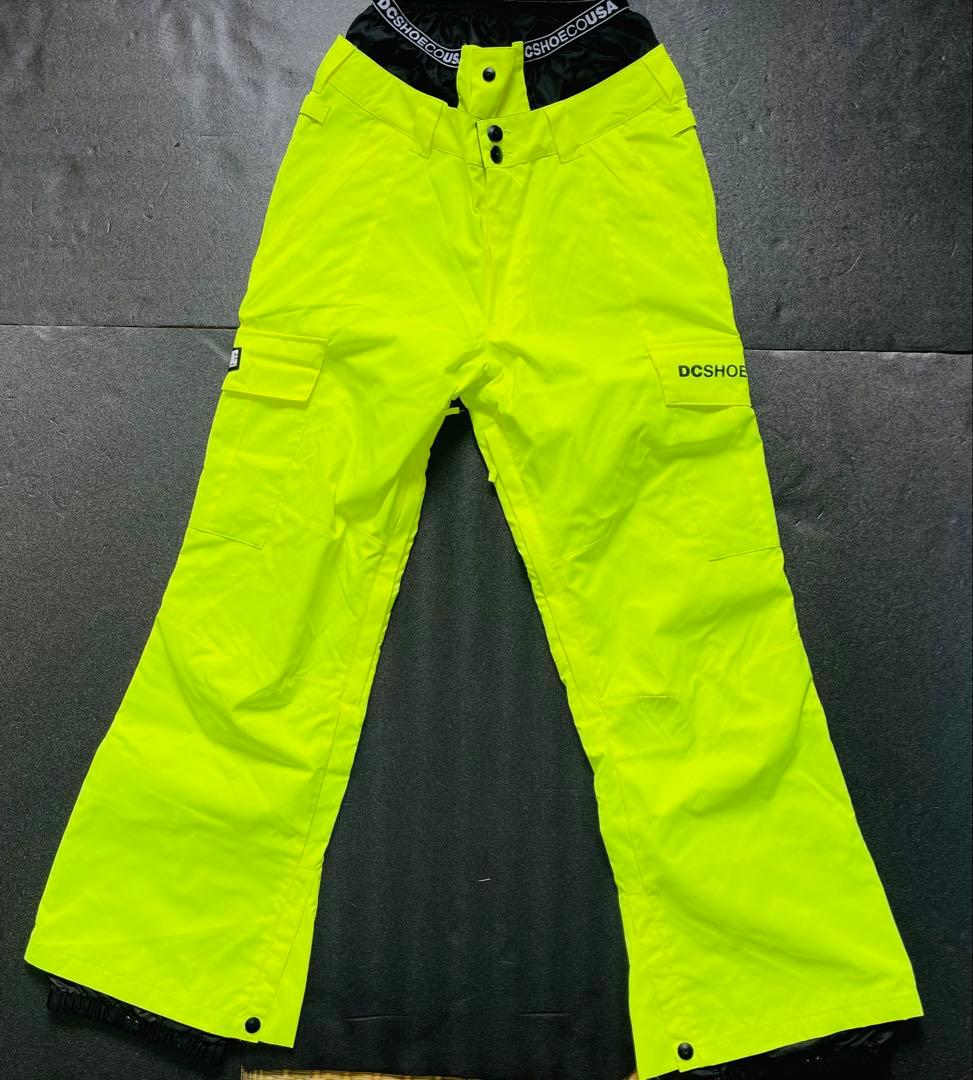 DC スノーボード 上下セット ホワイト/イエロー