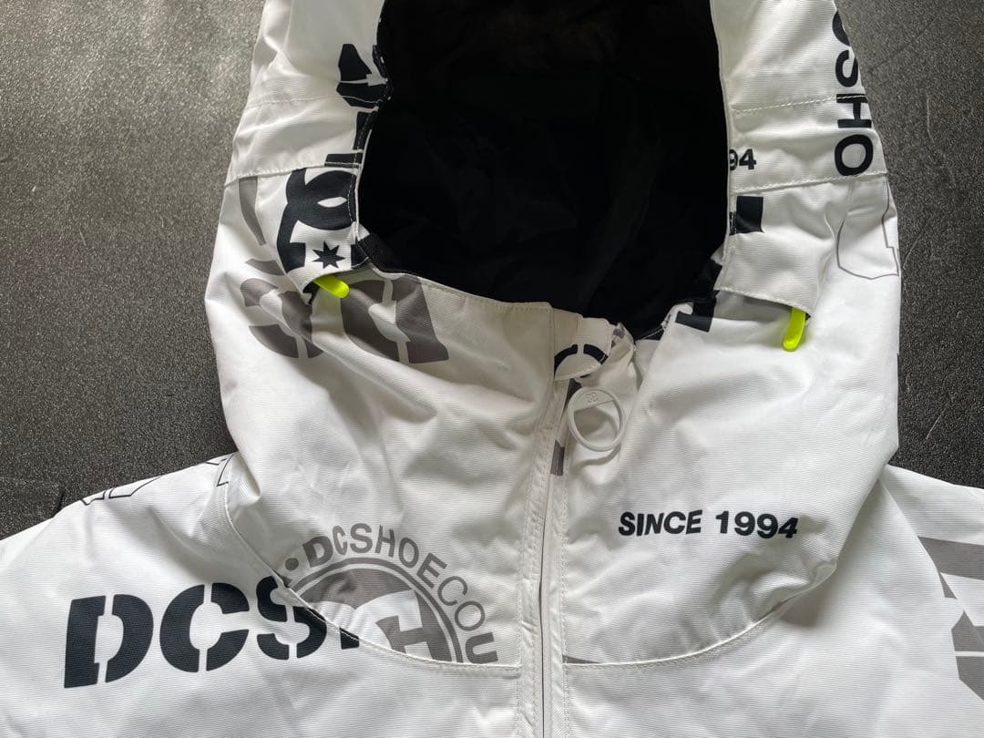 DC スノーボード 上下セット ホワイト/イエロー