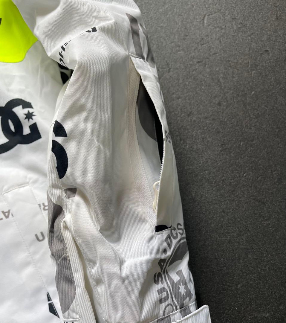 DC スノーボード 上下セット ホワイト/イエロー