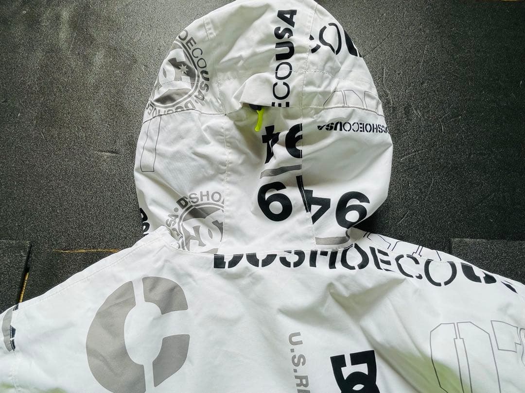 DC スノーボード 上下セット ホワイト/イエロー