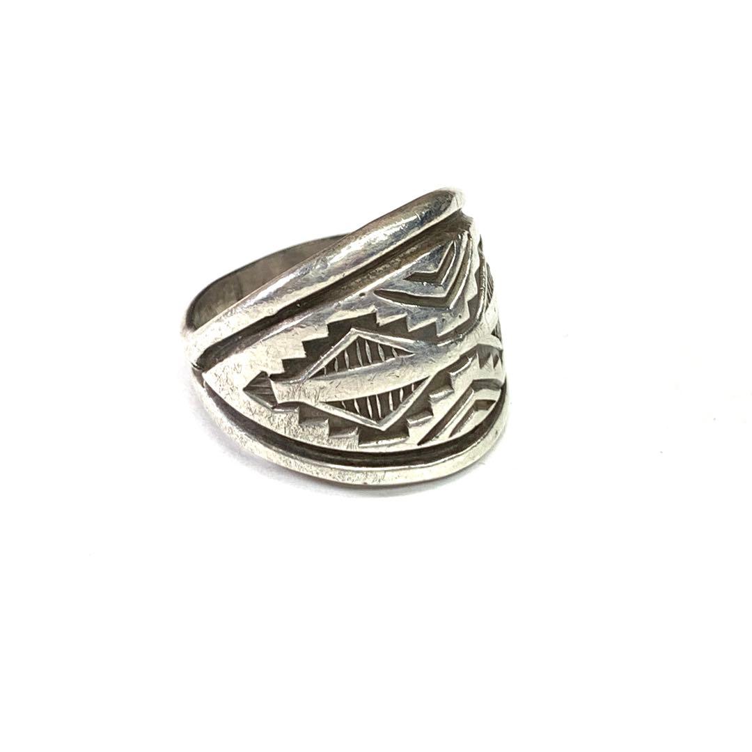 TROY LANER トロイラナー スタンプワークリング　インディアンジュエリー