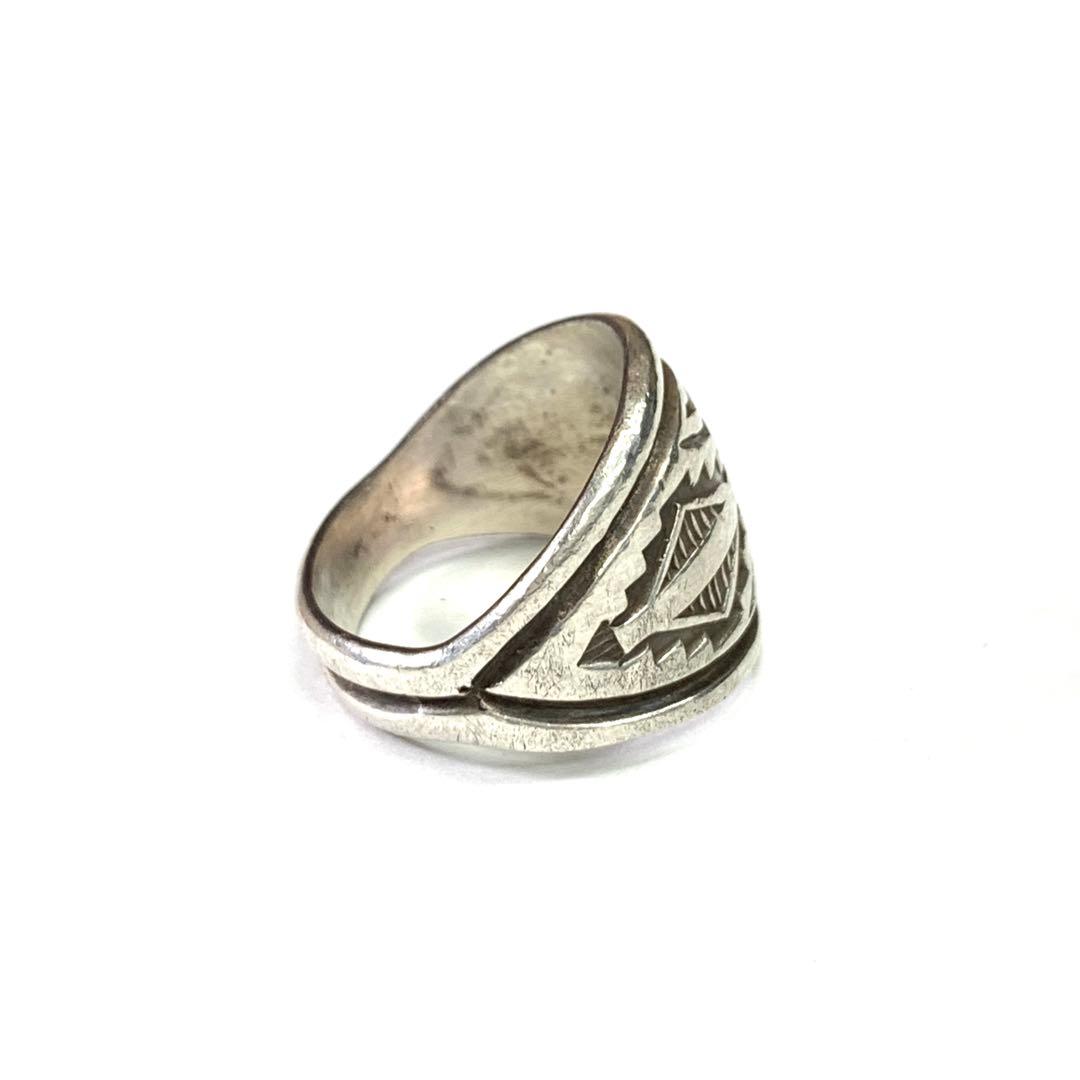 TROY LANER トロイラナー スタンプワークリング　インディアンジュエリー