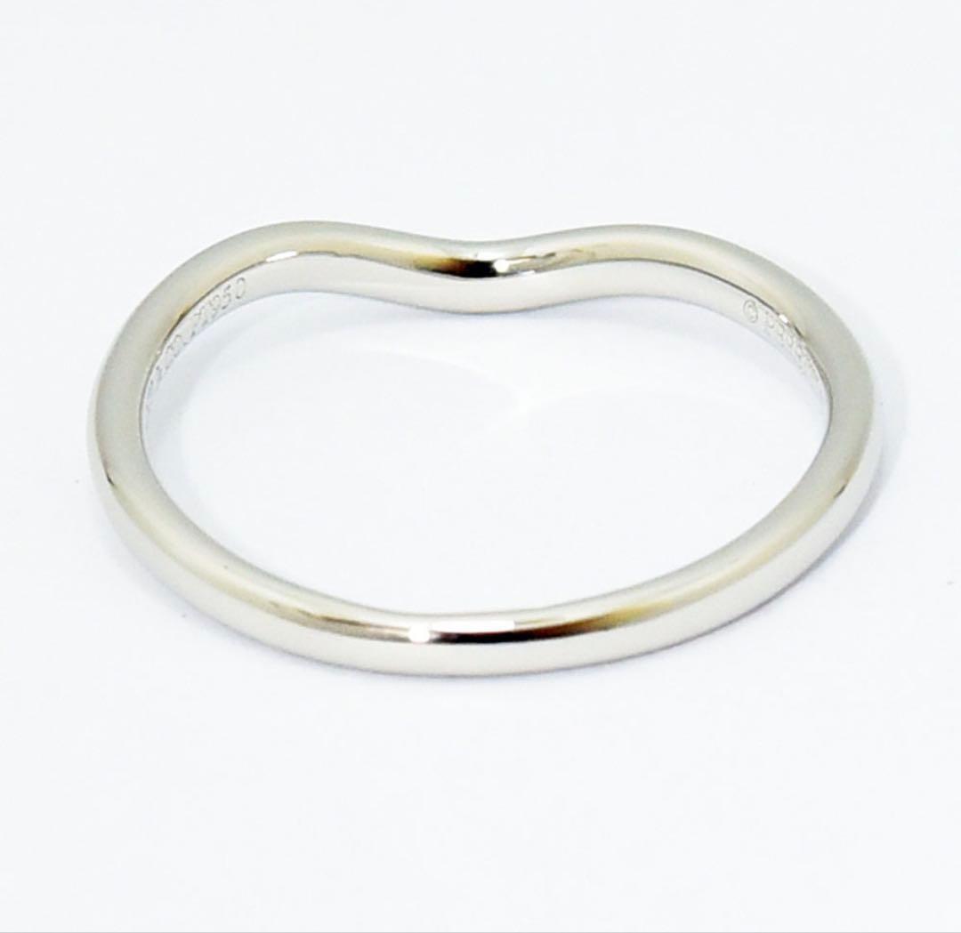 Tiffany ティファニー カーブドバンド リング ペレッティ PT950
