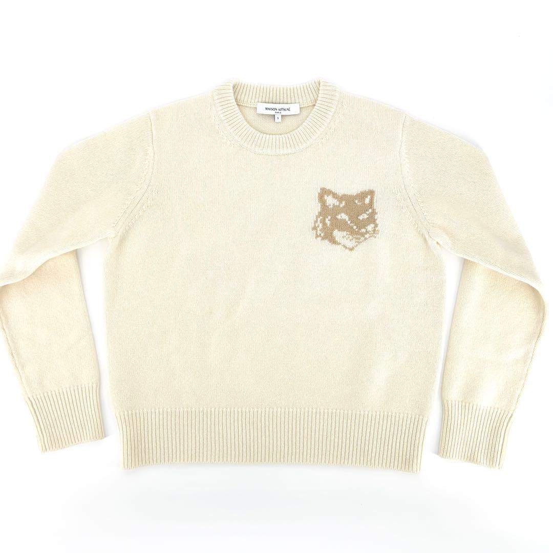 新品 MAISON KITSUNE フォックス メリノジャンパー メゾンキツネ