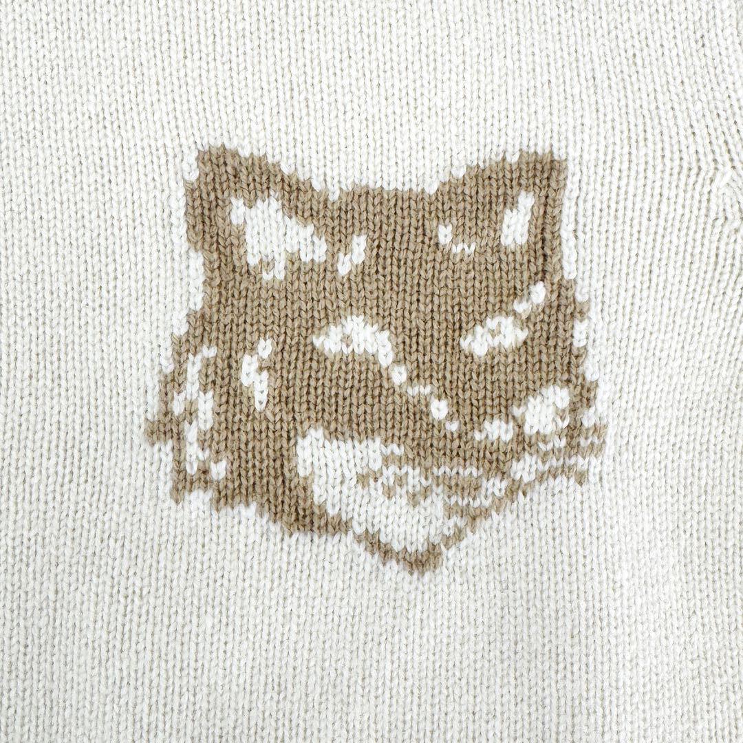 新品 MAISON KITSUNE フォックス メリノジャンパー メゾンキツネ