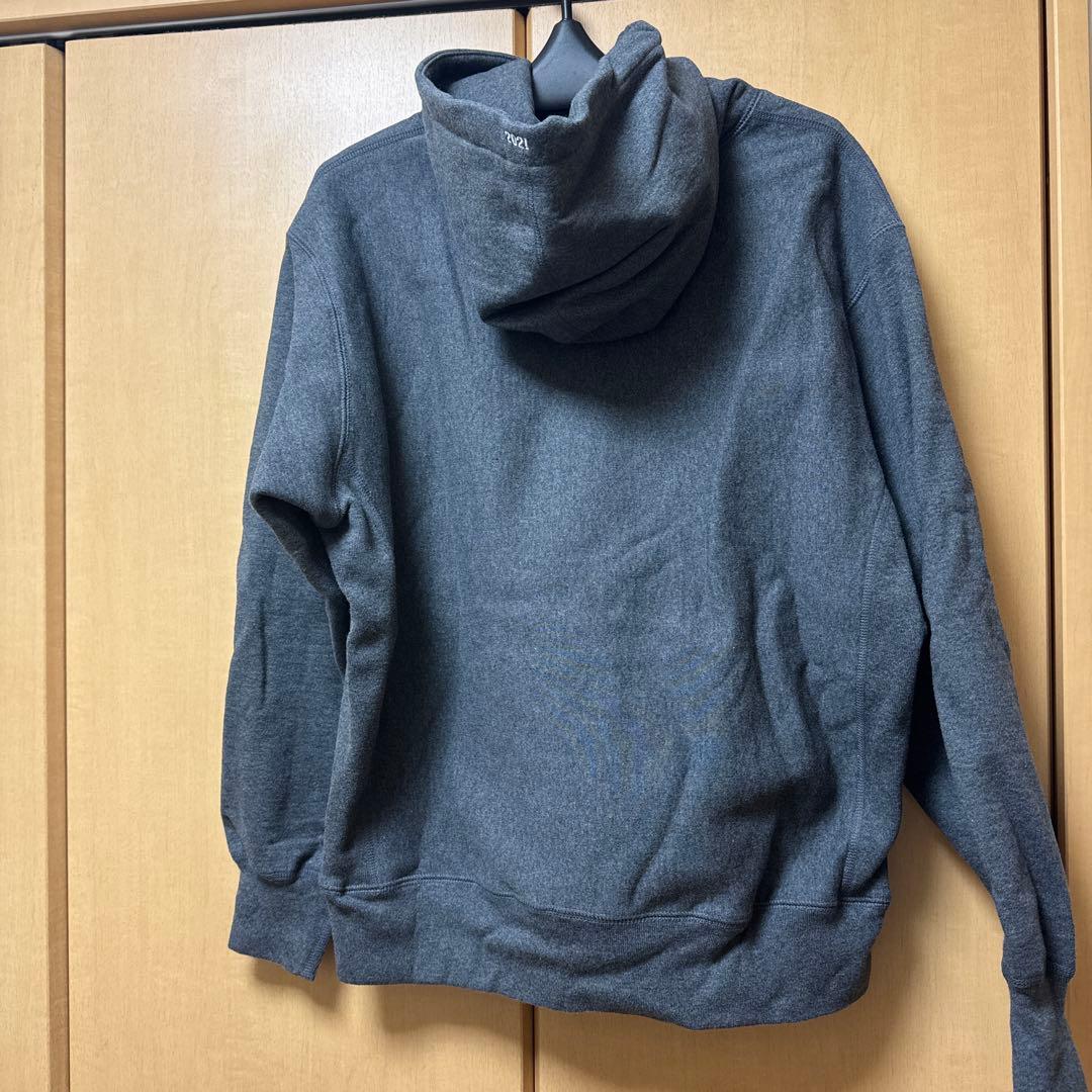 Supreme Box Logo Hooded Sweatshirt チャコール