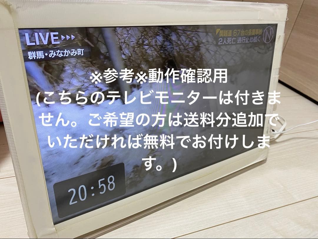 【純正品・パナソニック】プライベートビエラ　TV チューナー　リモコン　コード