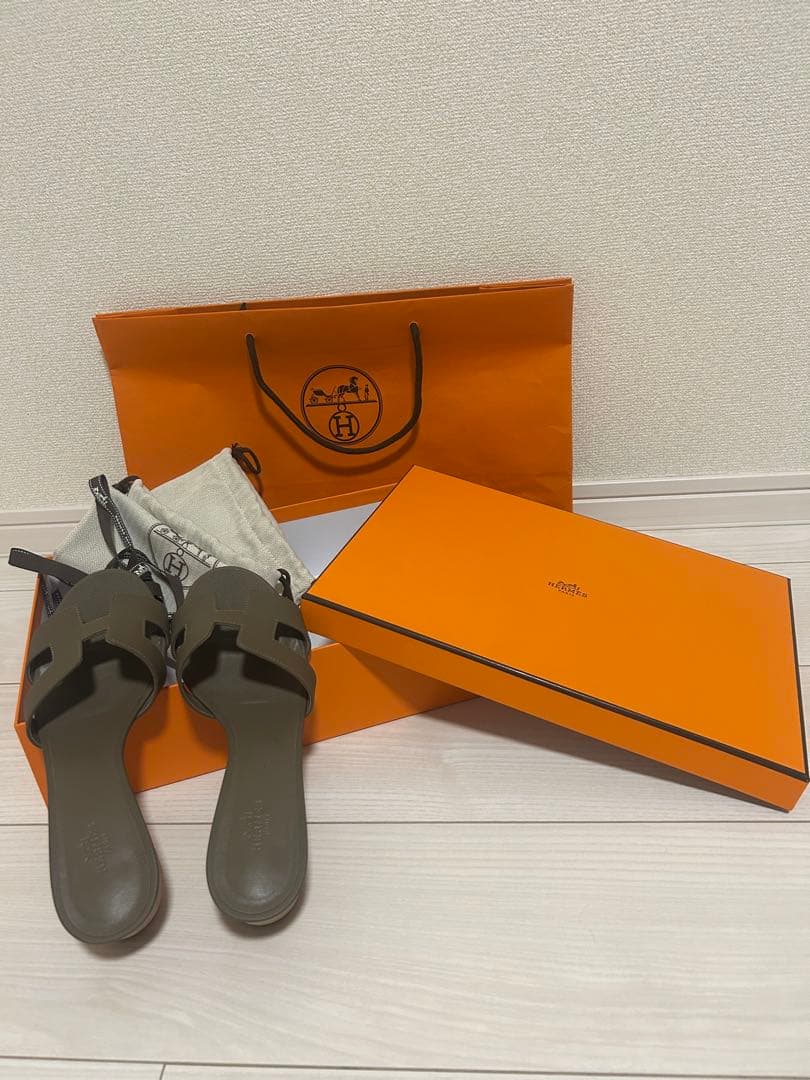 りんこ⭐︎【美品】HERMES エルメス　オラン　ミュールサンダル