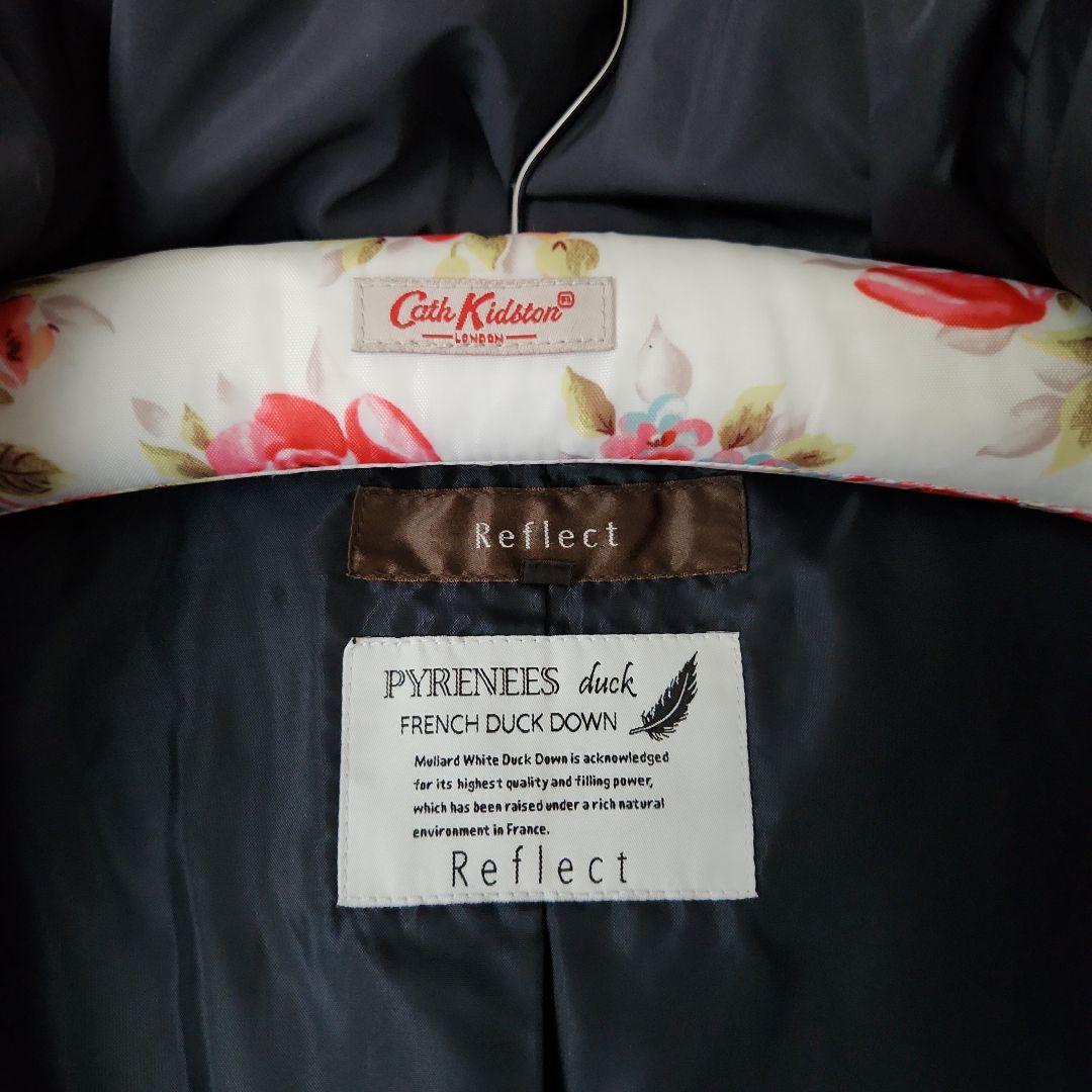 専用【1回着】リフレクト 細見え フォックスファー ダウンコート 9/M