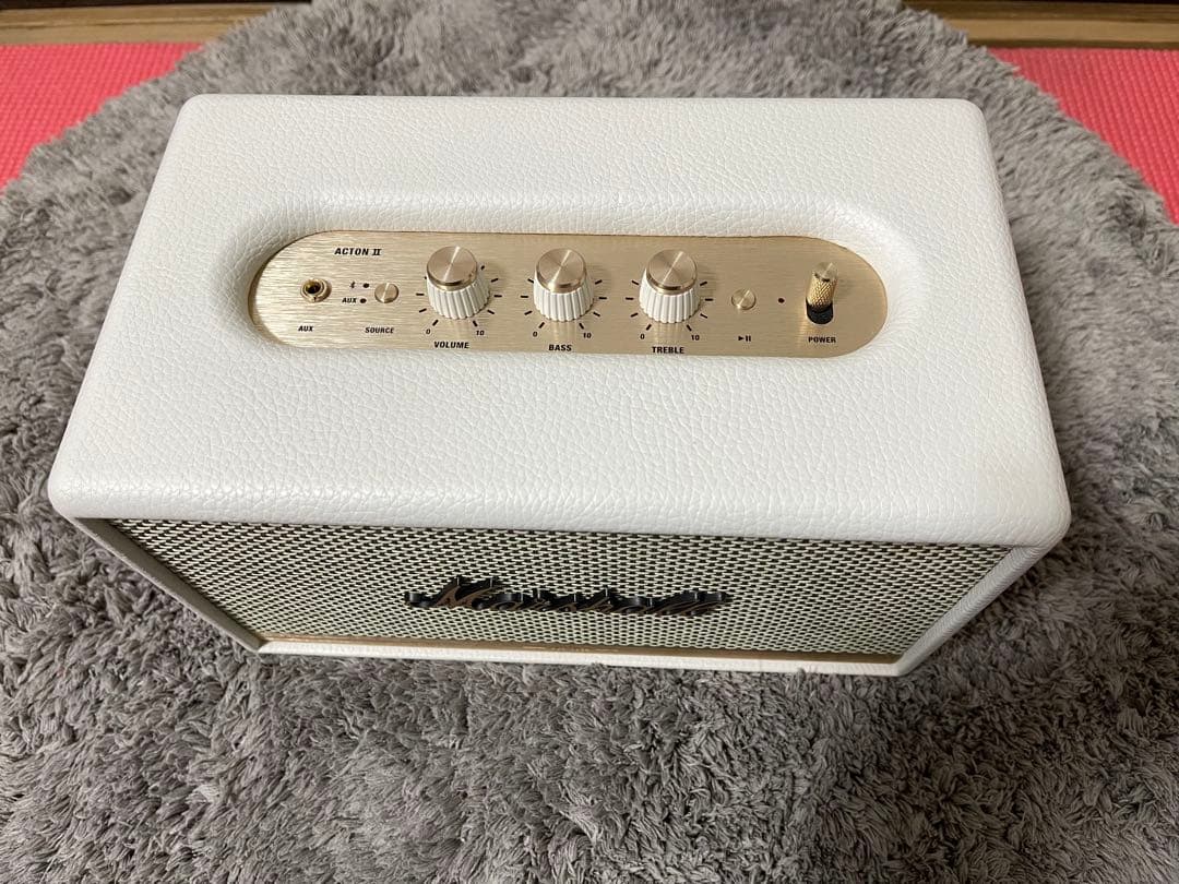 Marshall ホワイト スピーカー ACTON II 【美品】