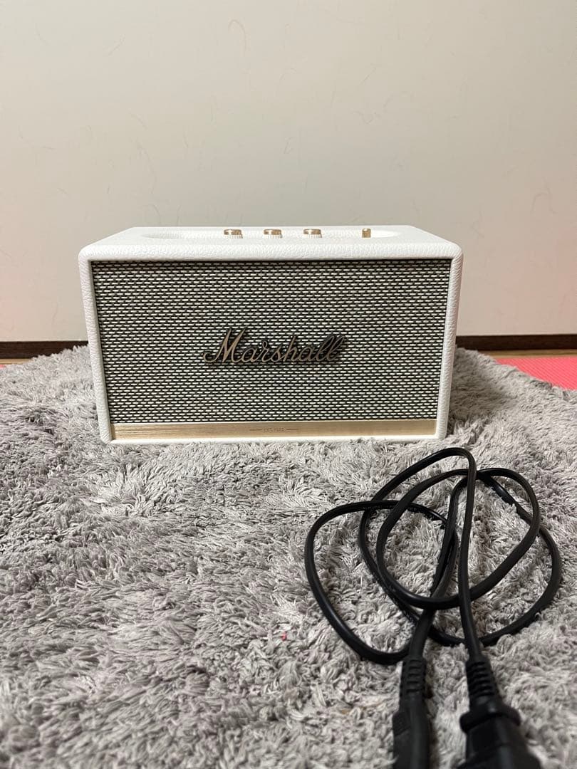 Marshall ホワイト スピーカー ACTON II 【美品】