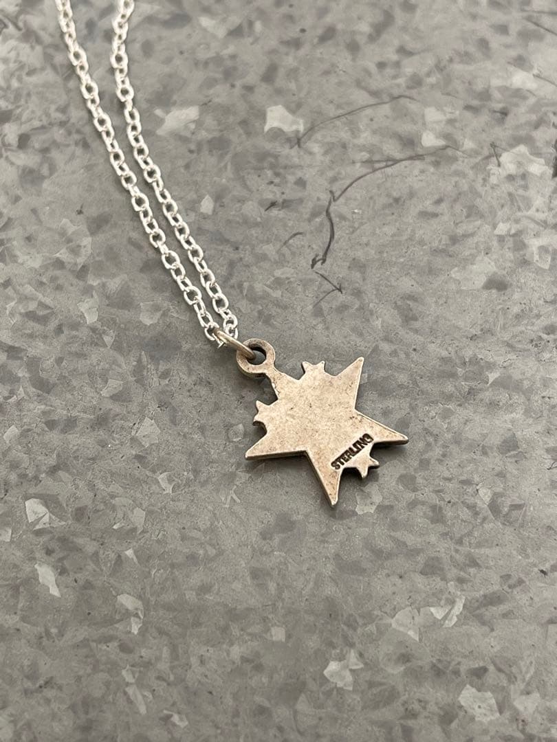 60's 四つ星型カレッジチャーム ヴィンテージスターリングシルバー ネックレス