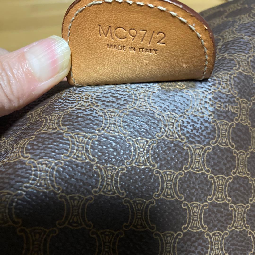 16日まで再値下　美品　セリーヌ　CELINE マカダム　ボストンバッグ　旅行