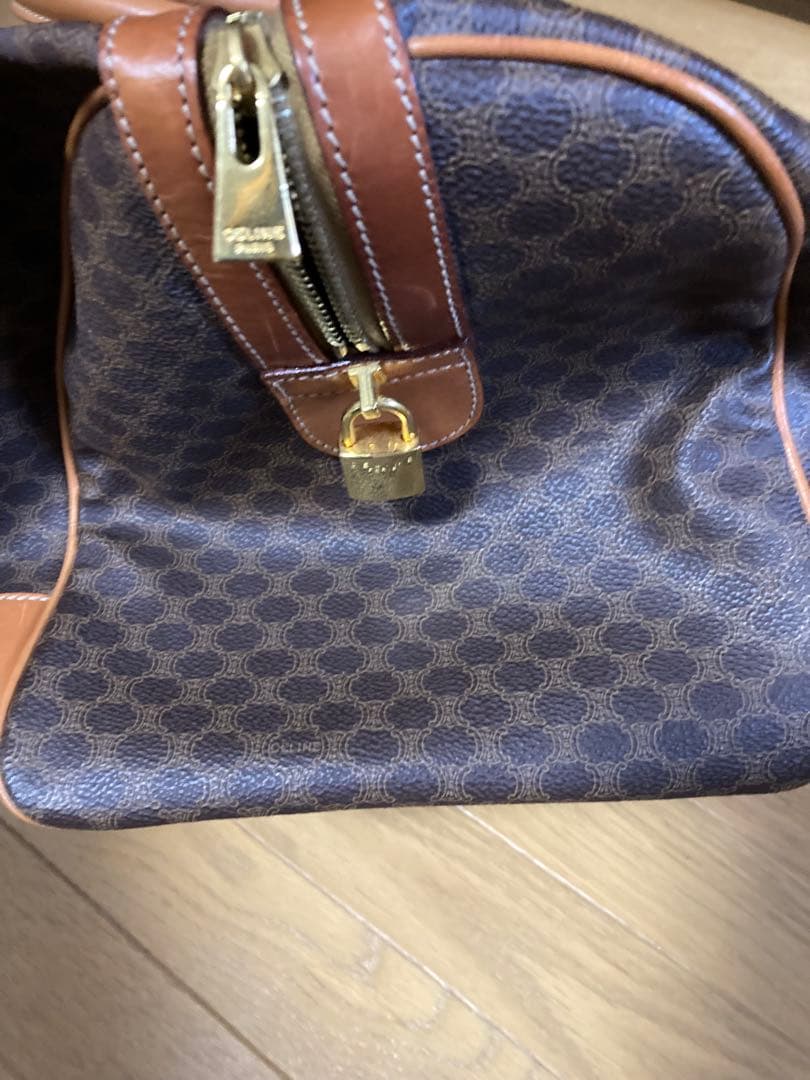 16日まで再値下　美品　セリーヌ　CELINE マカダム　ボストンバッグ　旅行