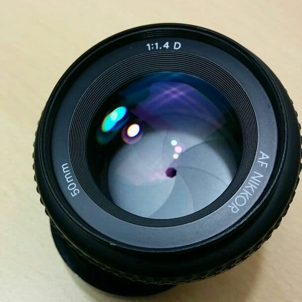 単焦点 美品 Nikon AF NIKKOR 50mm F1.4 D