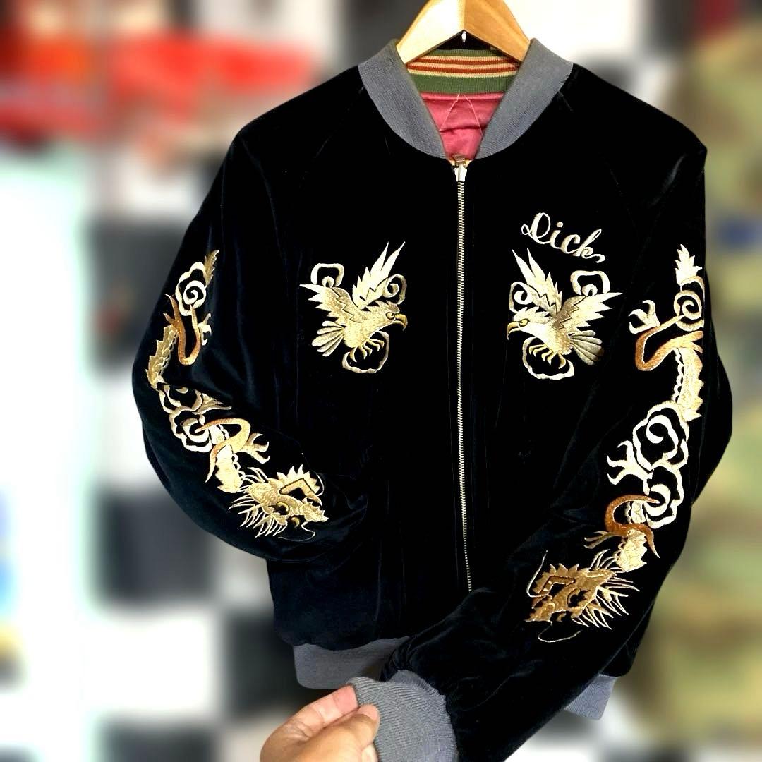 ブ*ロ様 東洋テーラースカジャン 鷹 ドラゴンM品番