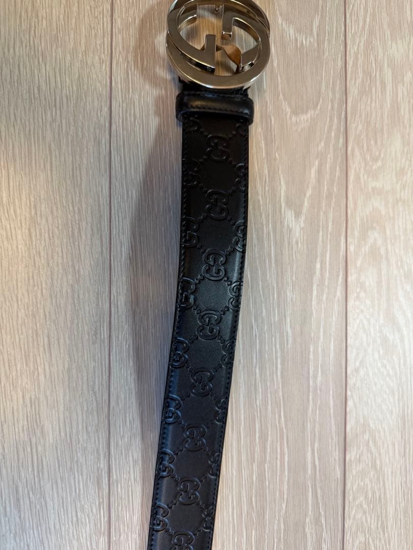 Gucci GGロゴ ベルト ブラック