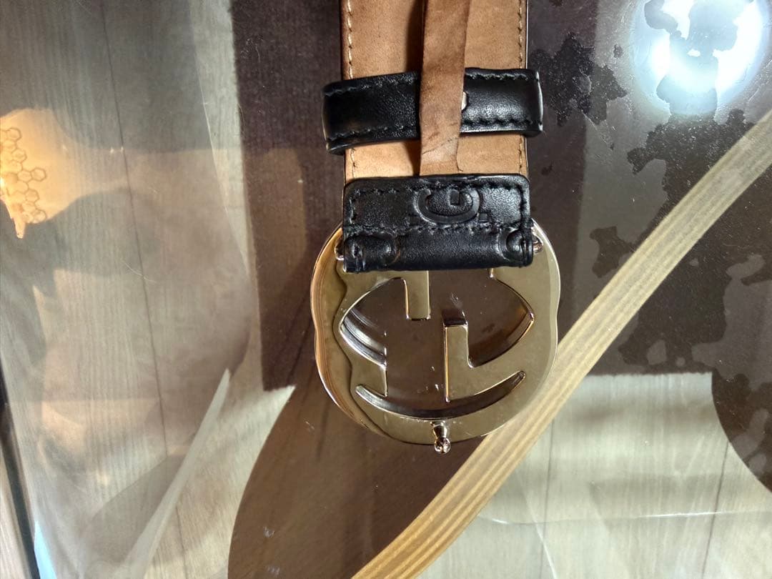 Gucci GGロゴ ベルト ブラック