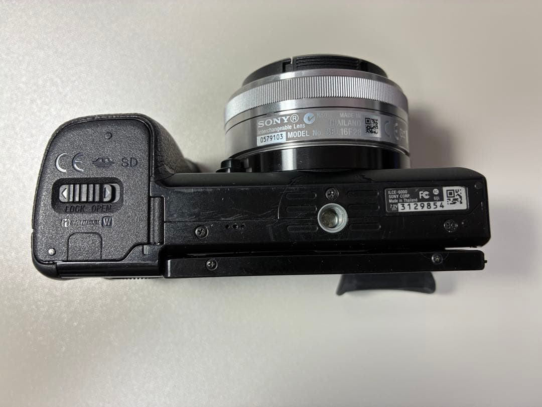 SONY α ILCE-6000+SEL16F28ブラック 動画時間解除済