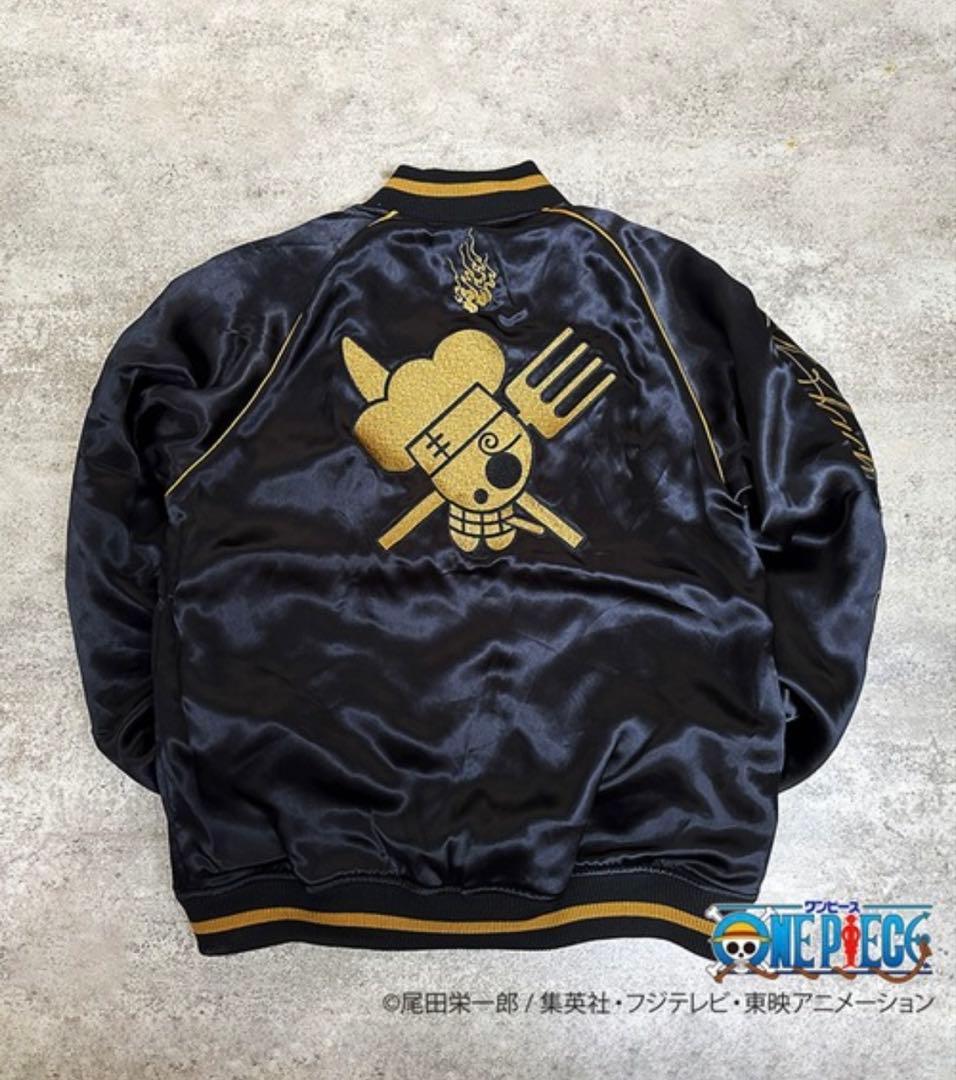 絡繰魂 × ONE PIECE ワンピース スカジャン サンジ Ｌサイズ