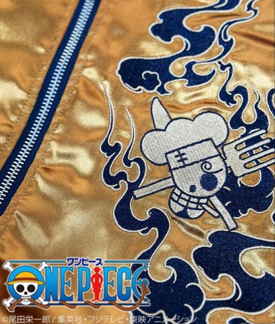 絡繰魂 × ONE PIECE ワンピース スカジャン サンジ Ｌサイズ