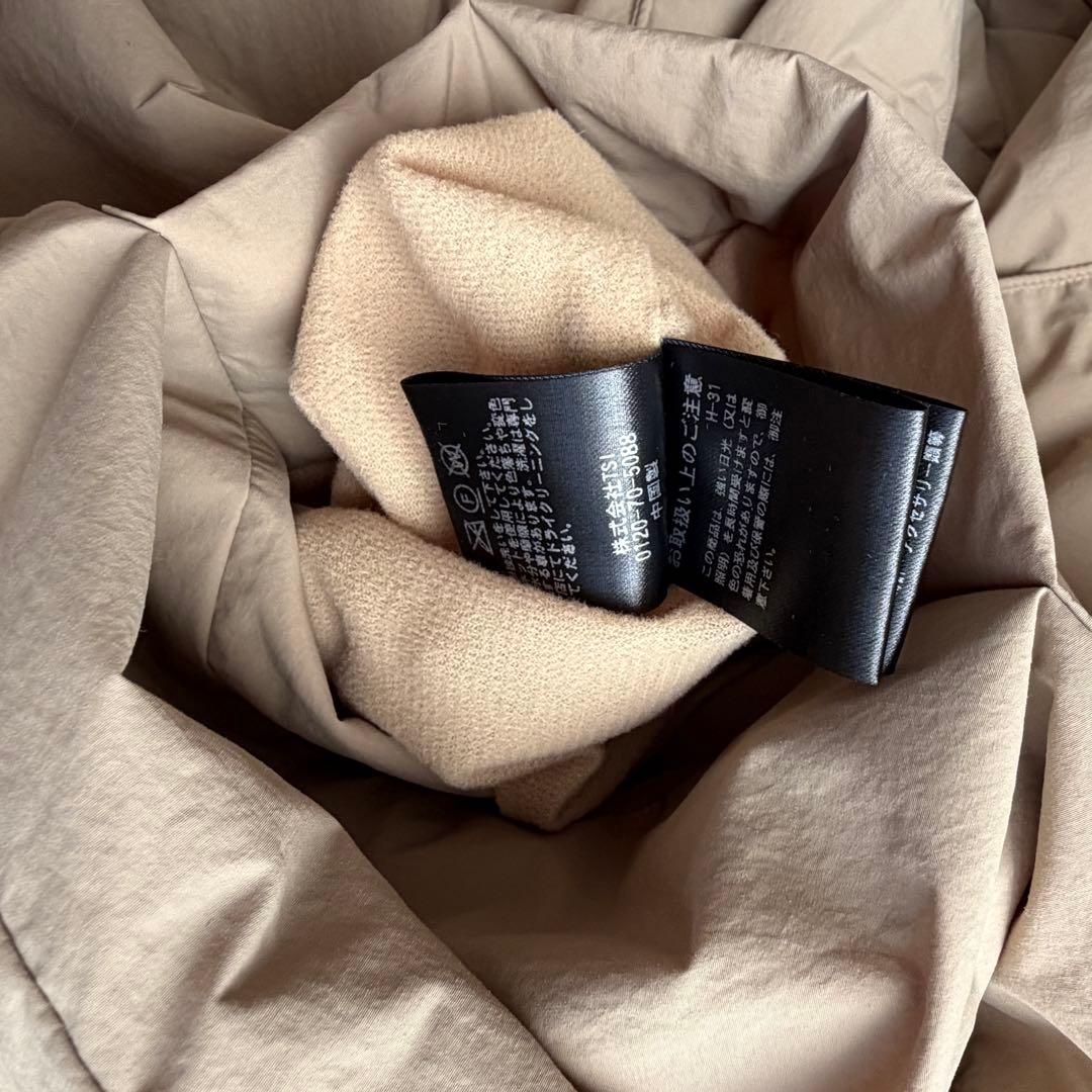 2024AW ナノユニバース 西川ダウン(R) リバーシブルライトコート