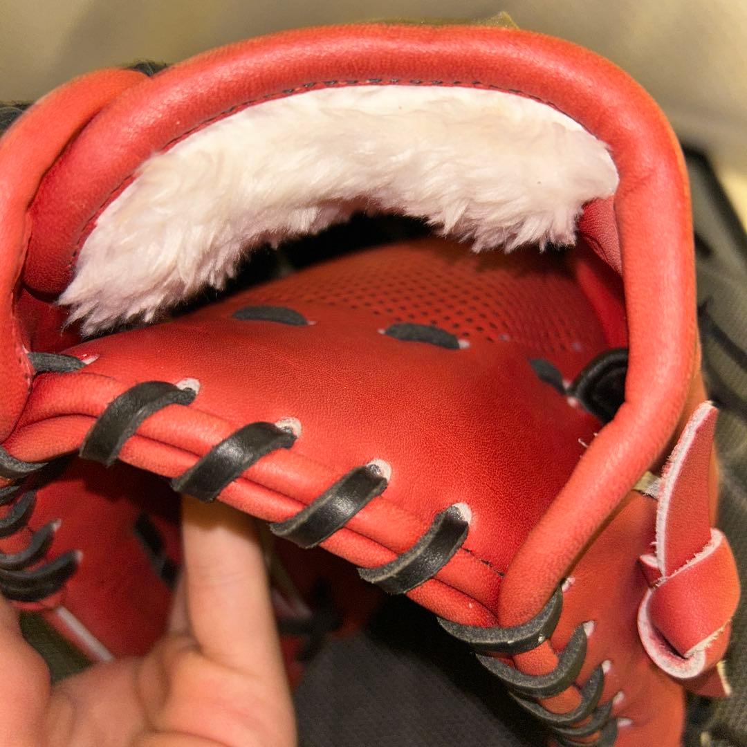 Global Elite 軟式グローブ 赤