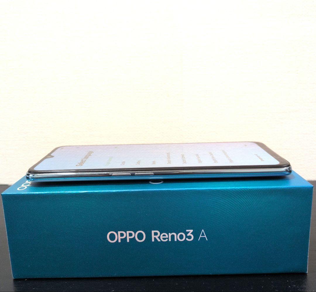 【美品・初期化済】OPPO Reno3 A ホワイト SIMフリー 128GB