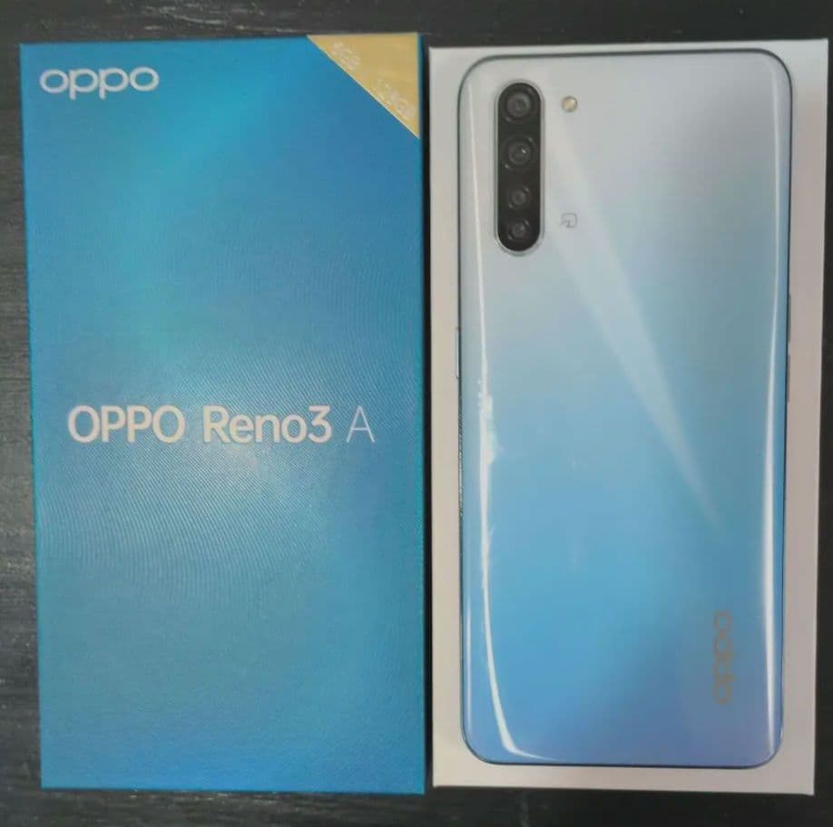 【美品・初期化済】OPPO Reno3 A ホワイト SIMフリー 128GB