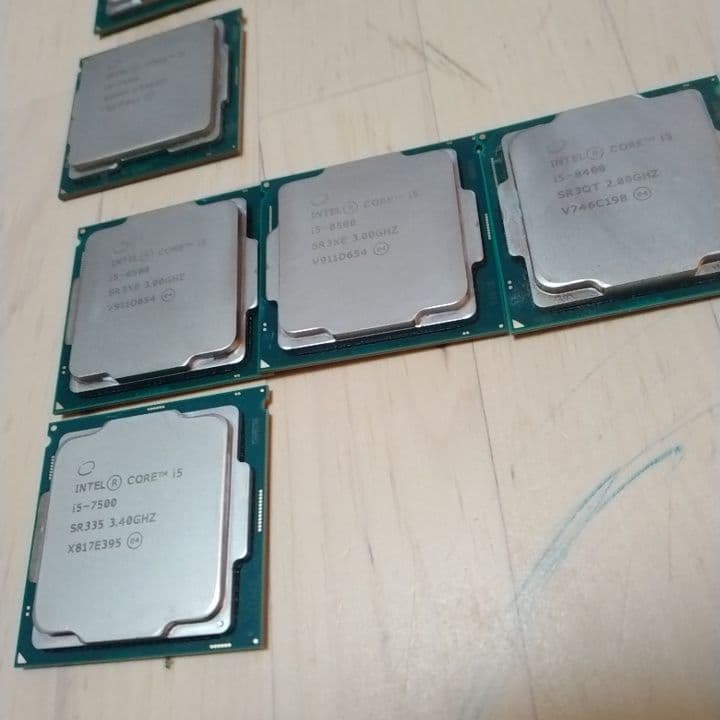 Intel Core i5 9500×5枚他　計10枚
