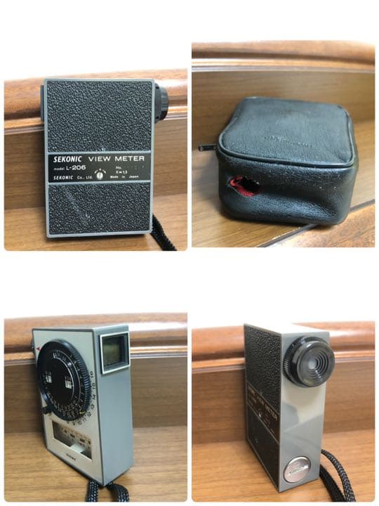 希少 ヴィンテージ 露出計 閃光電球 発光器 ストロボ　中古品　4点セット