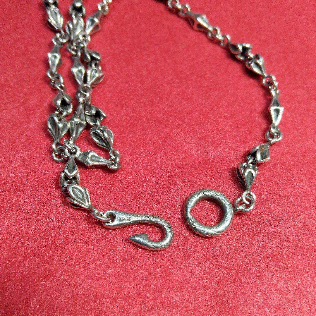 SILVERブラッディマリーネックレスチェーン　タイニーボーンベビーマーメイド